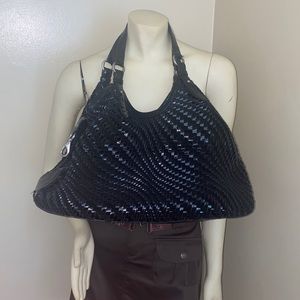 Cole Haan Genevieve Woven Leather Bag! RARE!